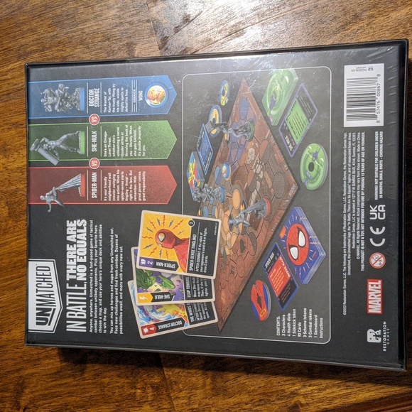 Sealed Unmatched: Marvel - Brains and Brawn - Picture 4 of 7